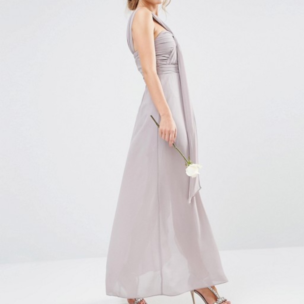 Formal High-Low, One Shoulder Dress